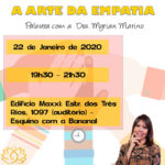 Evento do GENE: “A ARTE DA EMPATIA” – DIA 22/01 – Palestrante Dra Myrian Marino