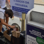 Coleta de eletroeletrônicos em campanha na Freguesia